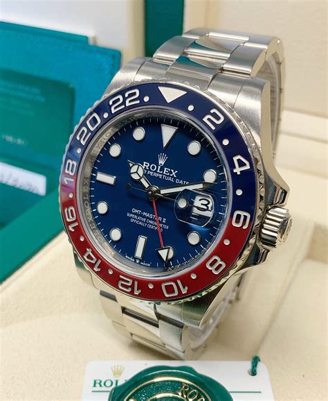 rolex pepsi white gold for sale|white gold pepsi worth it.